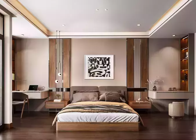 Elegant Modern Bedroom Interior