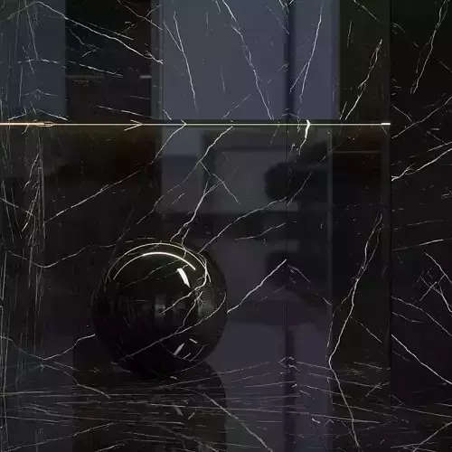 Marble tile set 51 - Marble Elite Black