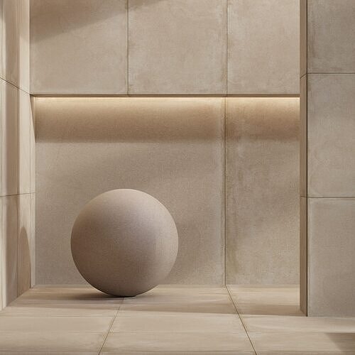 Stone tile set 19 - Terracotta Tan Natural - 3k Texture