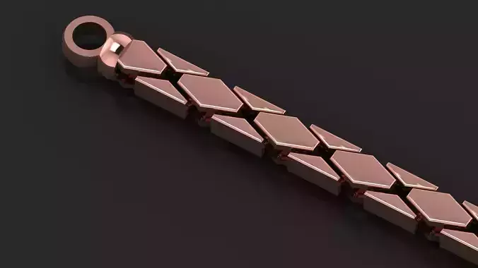 6MM Top Selling Premium 3D Chain or Bracelet 3D print model