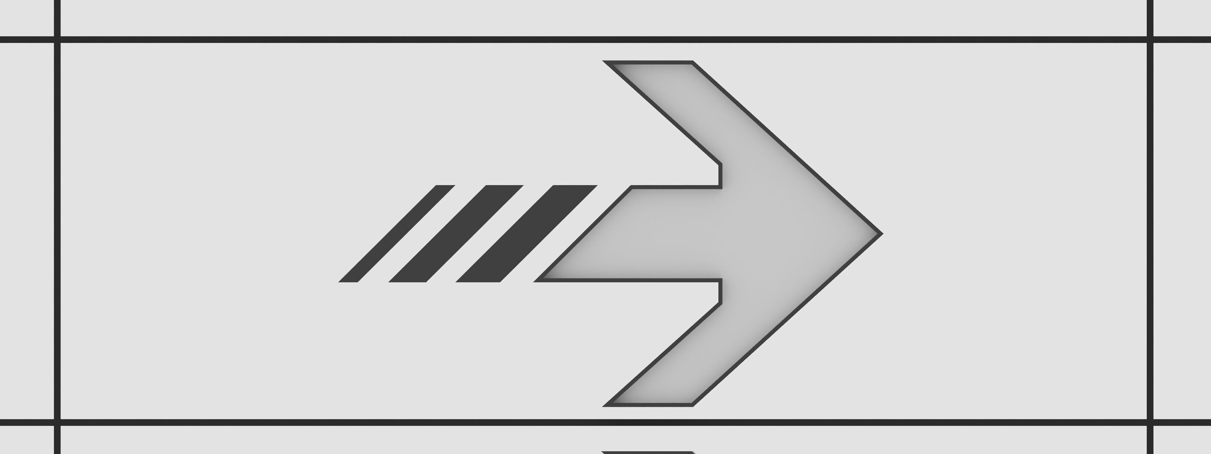 Collection of arrow Low-poly 3D model_9