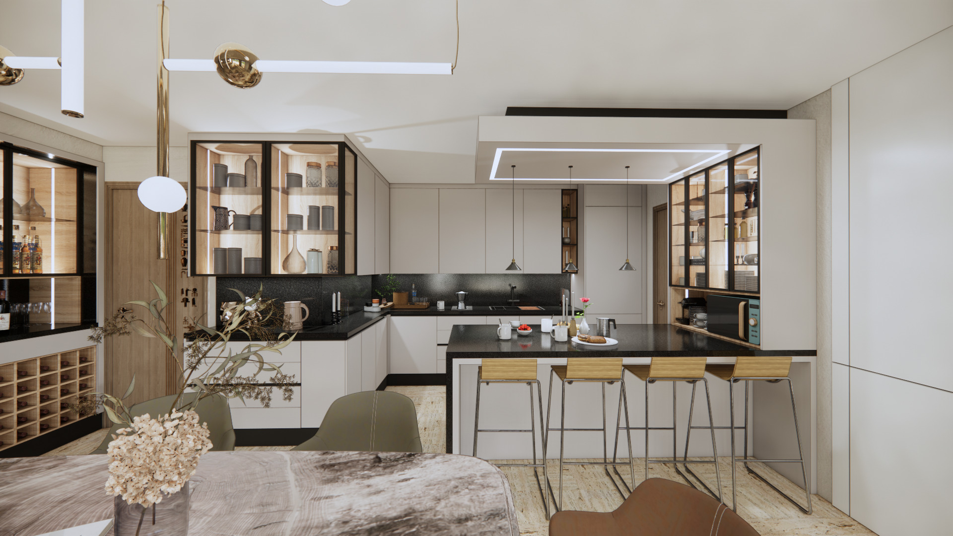 Modern Kitchen 3D Model 3D model_4