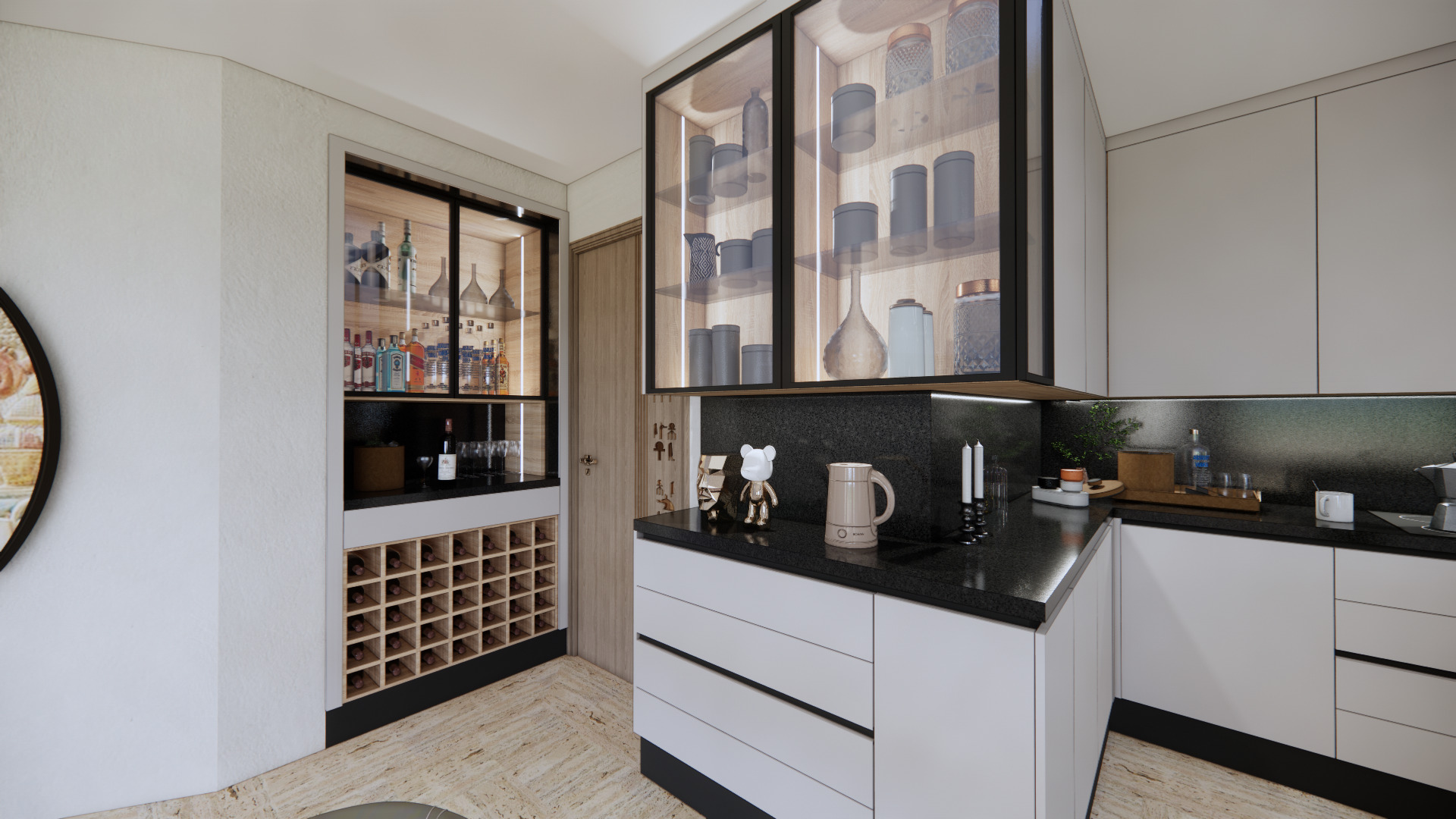 Modern Kitchen 3D Model 3D model_2