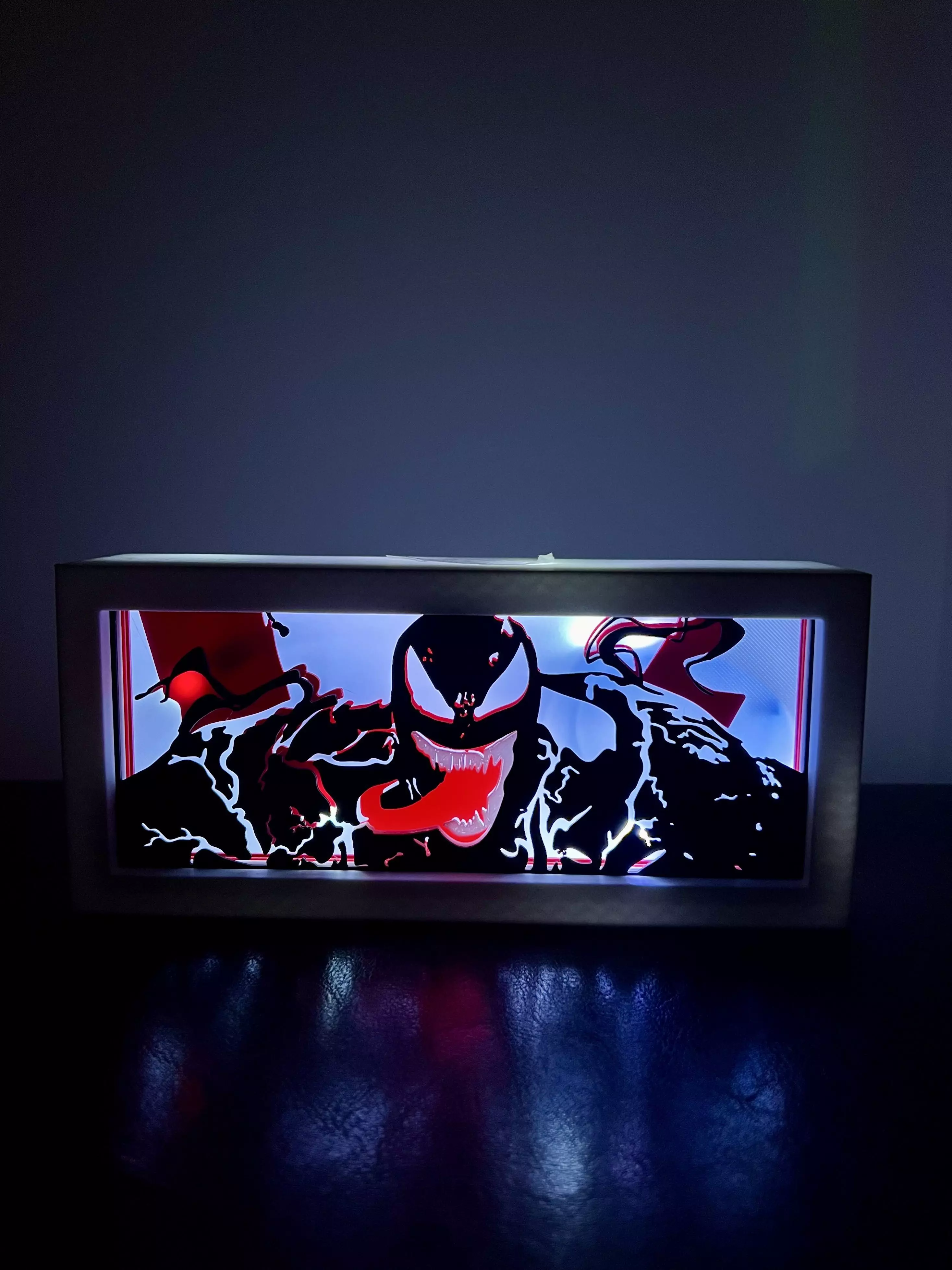 Venom - LED Lightbox 3D model 3D printable | CGTrader