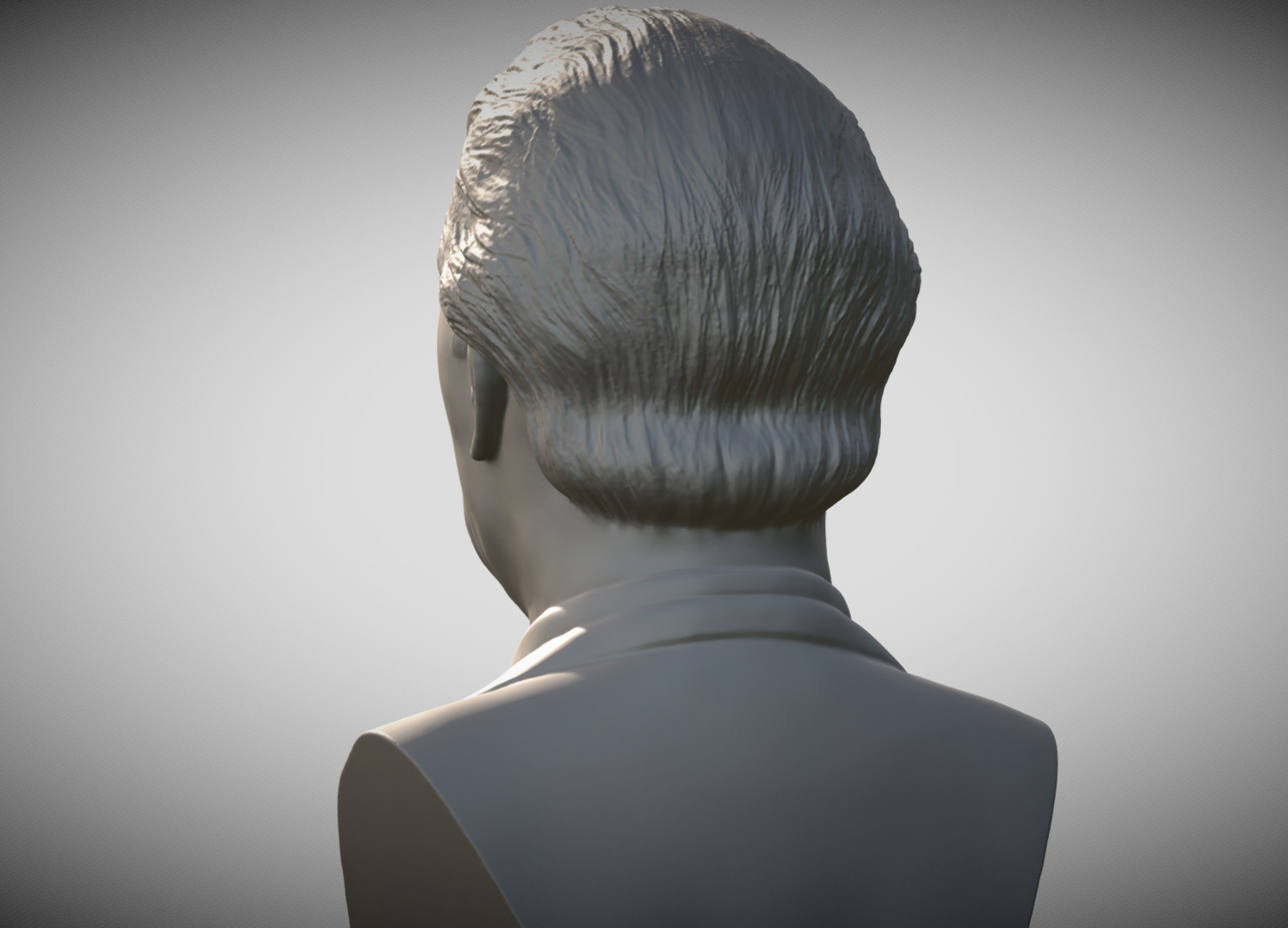 Robert De Niro bust 3D print model_4