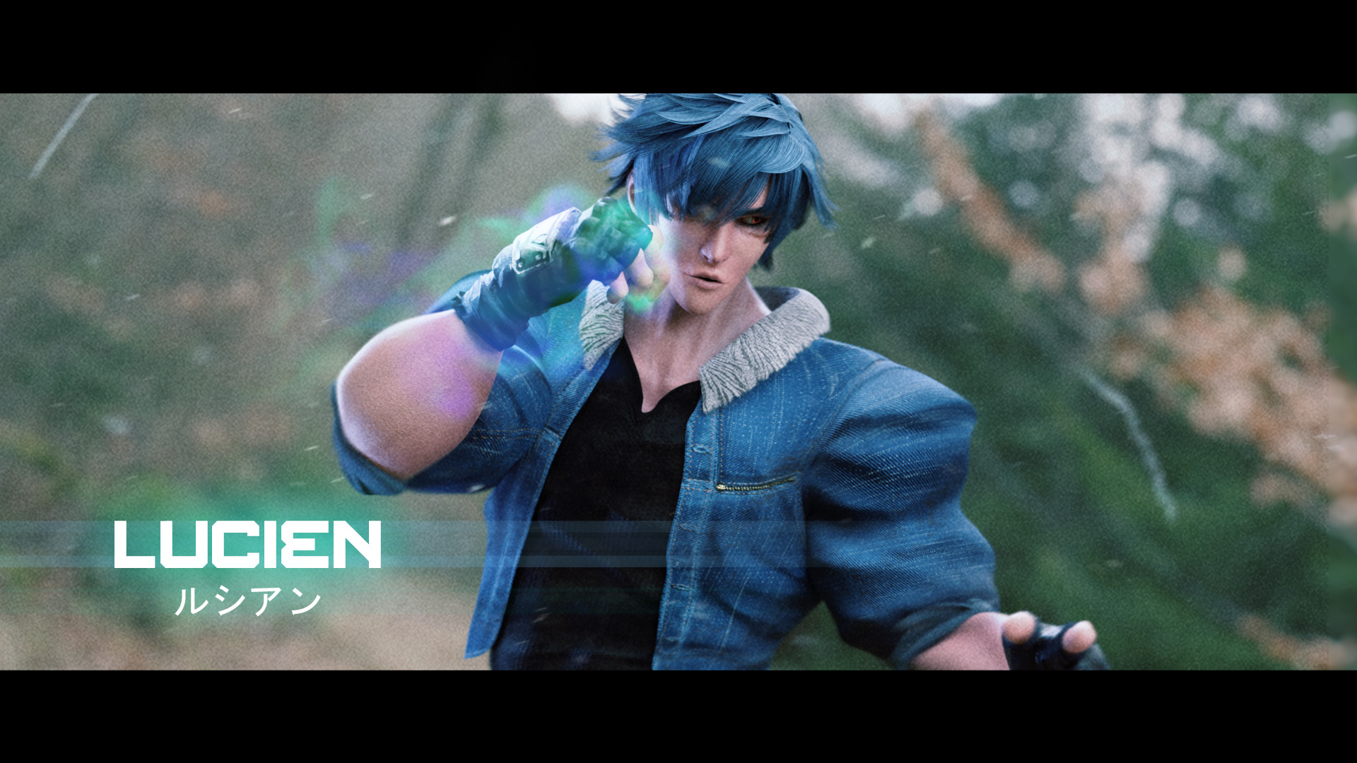 Stylized Male Fighting Character - Lucien Low-poly 3D model_6