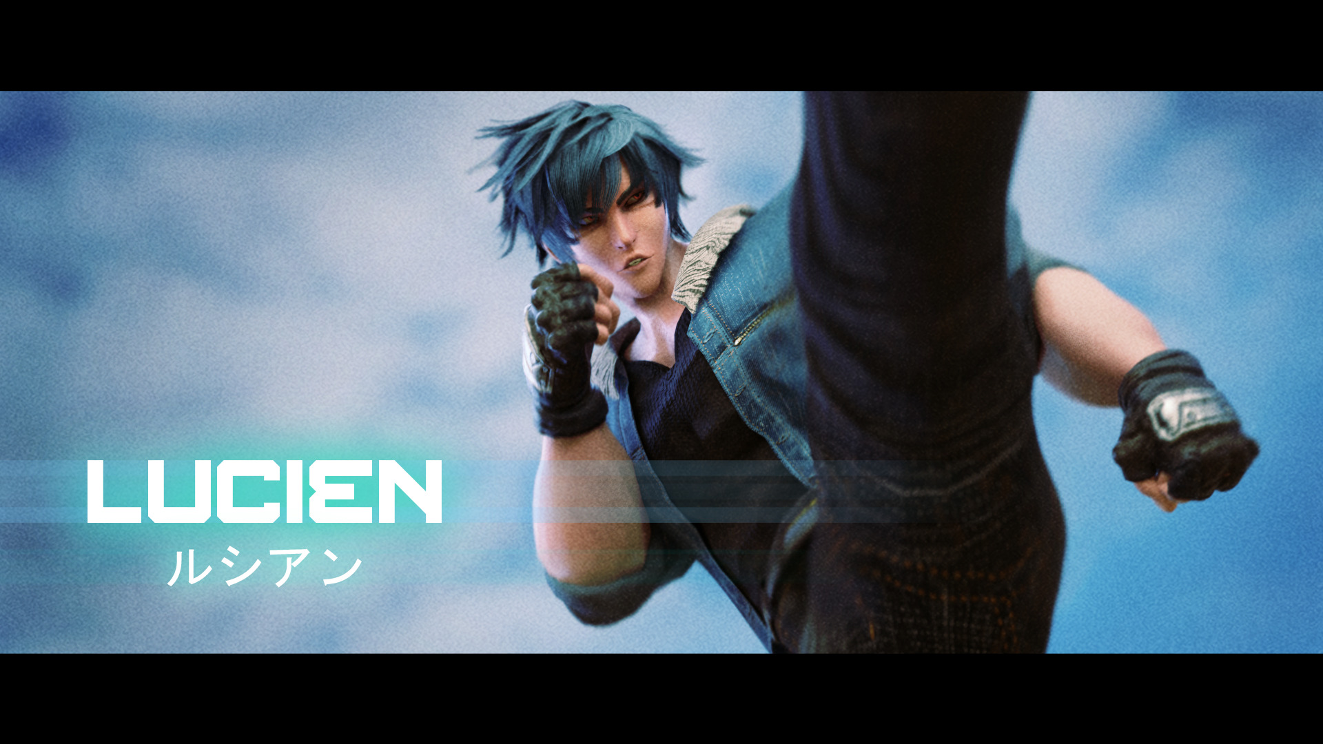 Stylized Male Fighting Character - Lucien Low-poly 3D model_4