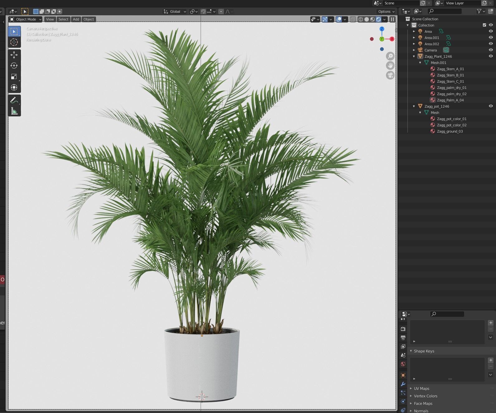 Plant 1246 3D model_6