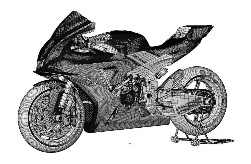 Yamaha R1-M Prima Pramac Racing MotoGP Livery 3D model_8