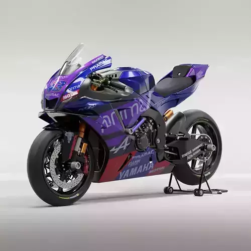 Yamaha R1-M Prima Pramac Racing MotoGP Livery 3D model Yamaha R1-M Prima Pramac Racing MotoGP Livery 3D model