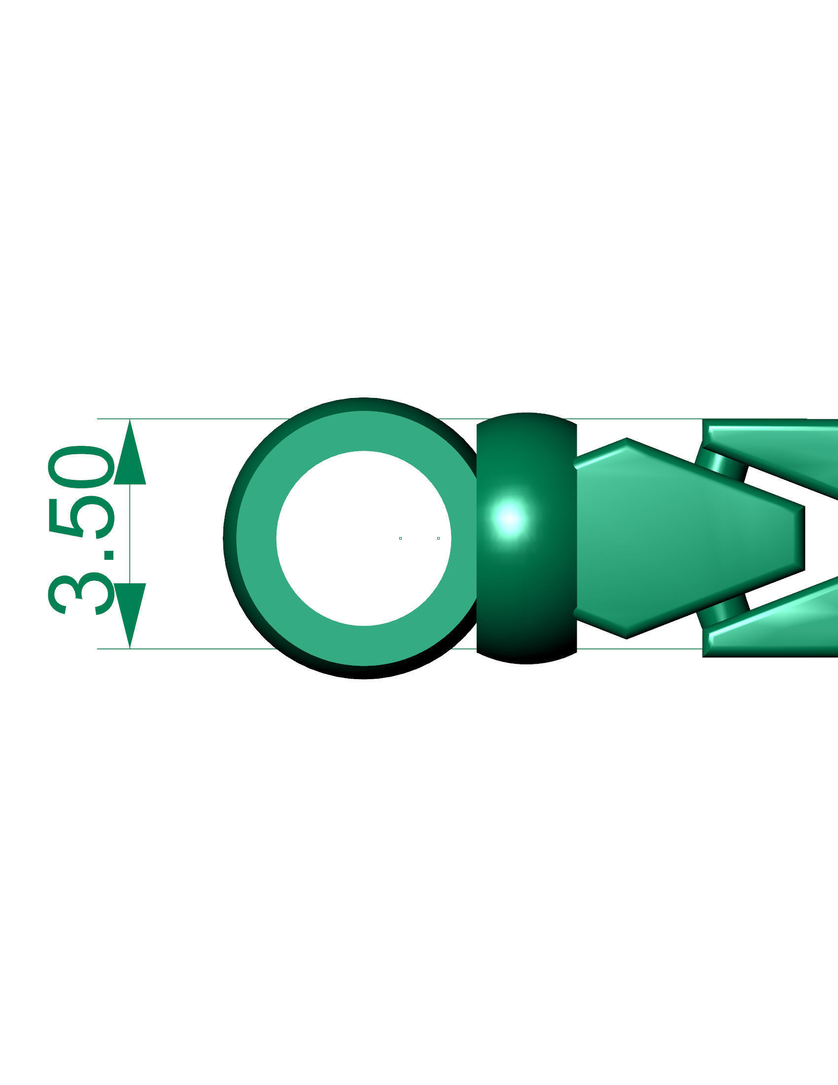 6 Size Top Selling Premium 3D Chain or Bracelet  3D Model Collection_3