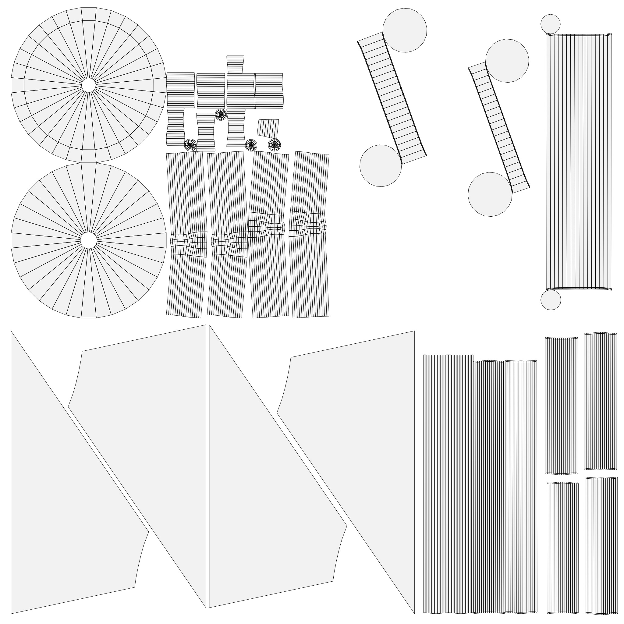 Stylized Wooden Windmill Rigged 3D model_26