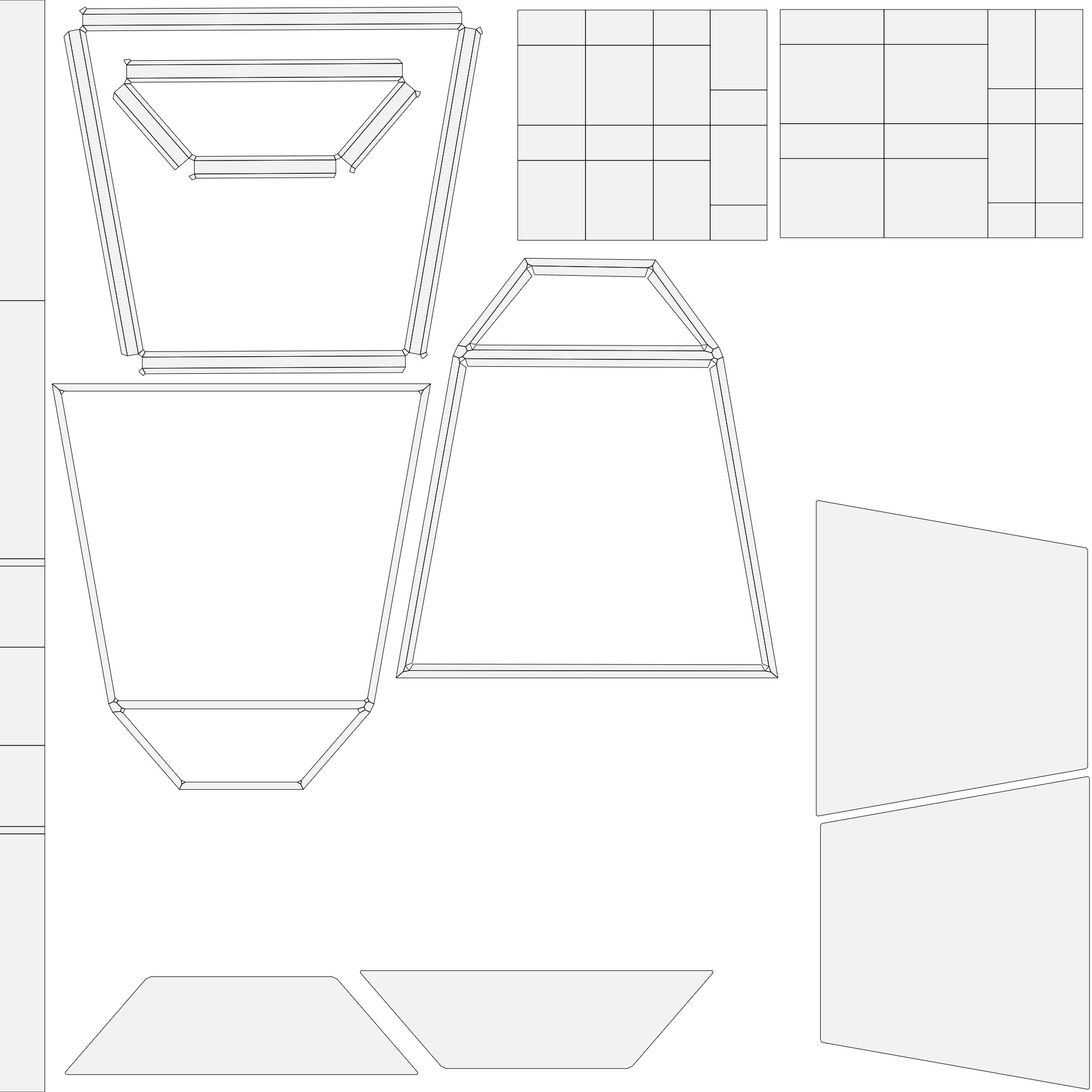 Stylized Wooden Windmill Rigged 3D model_20