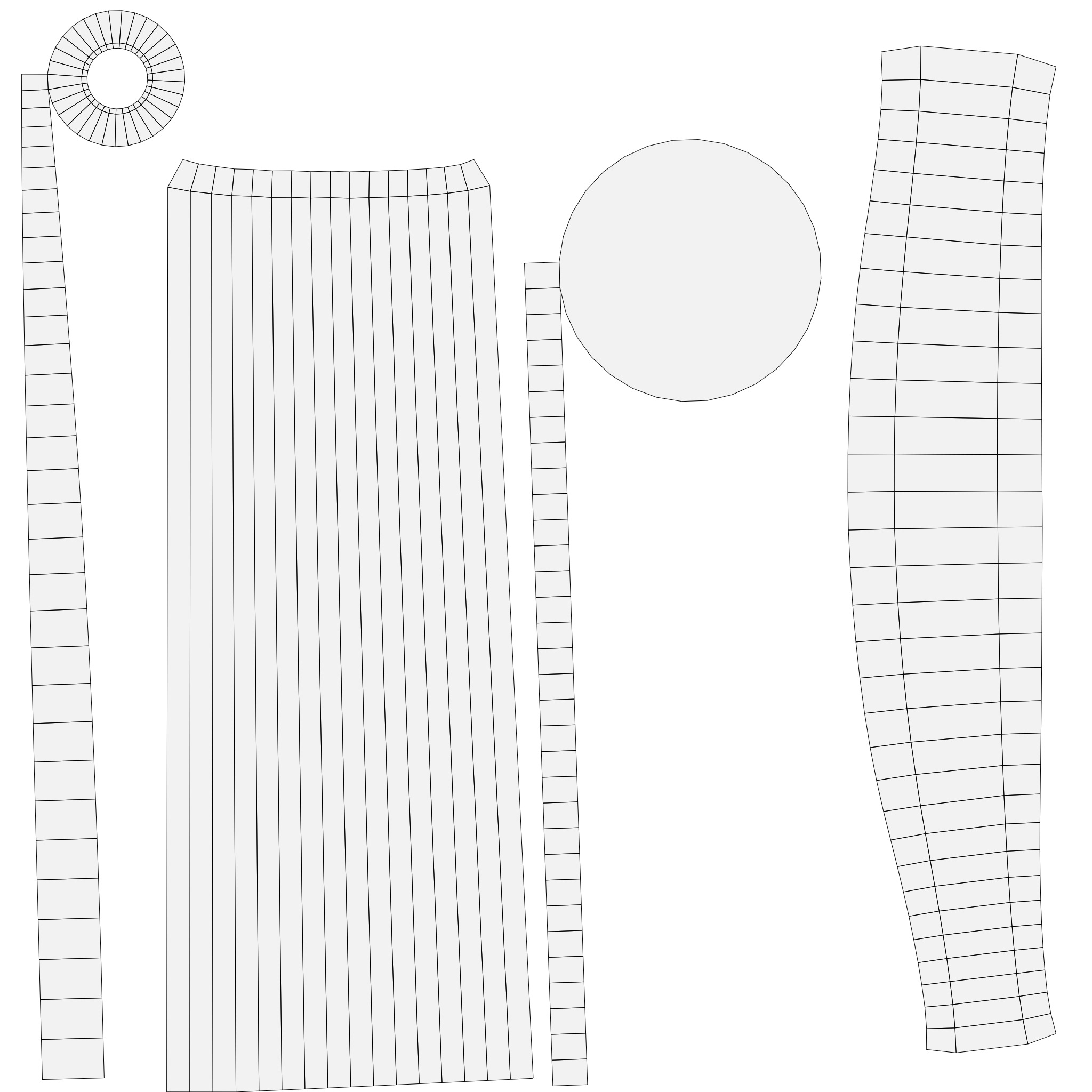 Stylized Wooden Windmill Rigged 3D model_15