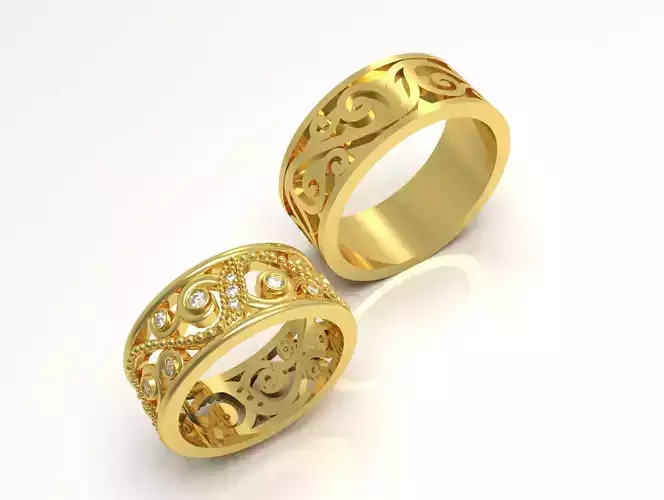wedding couple ring cr0032