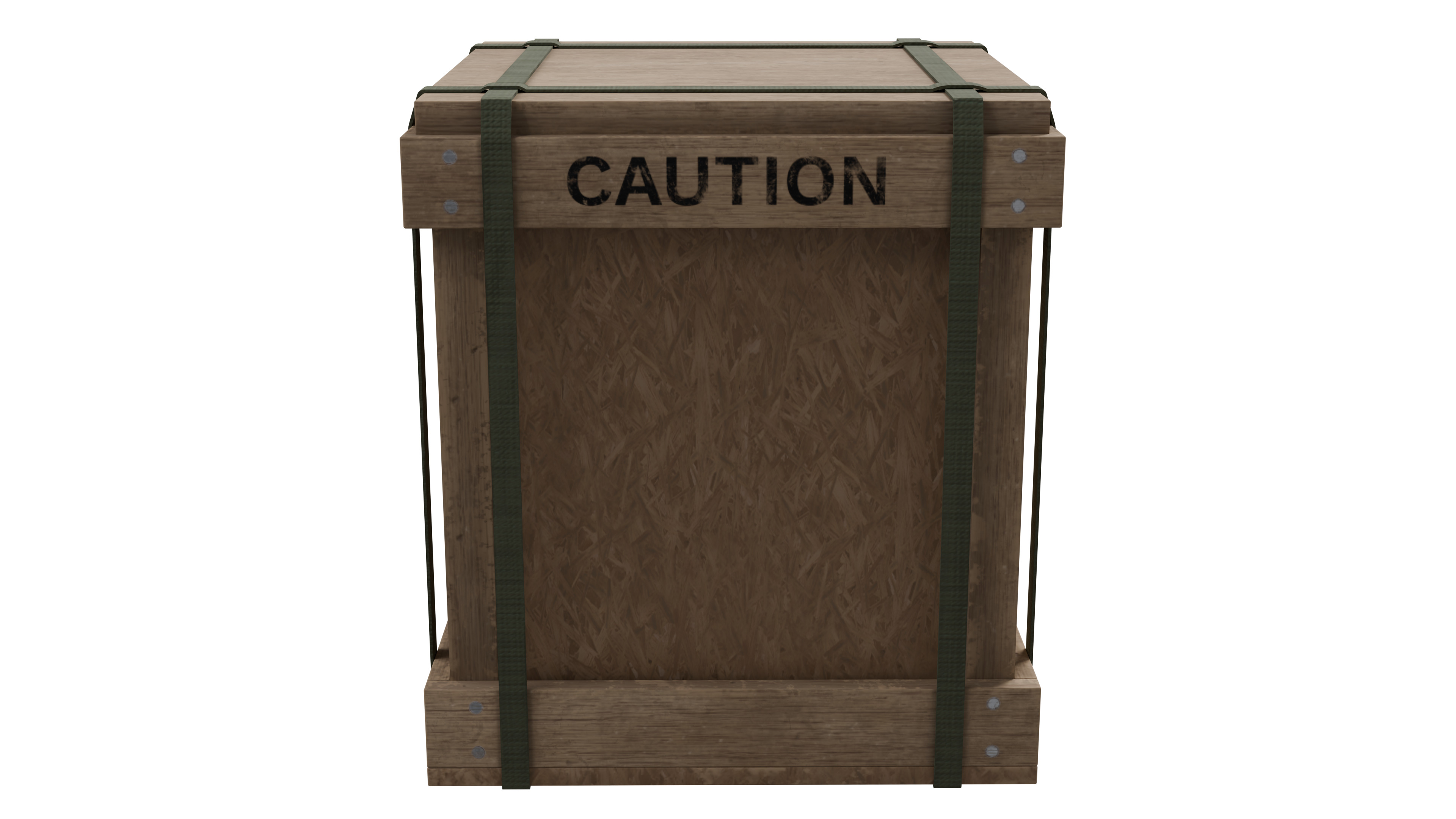 Military Cargo Box - Low Poly Game Ready Low-poly 3D model_4