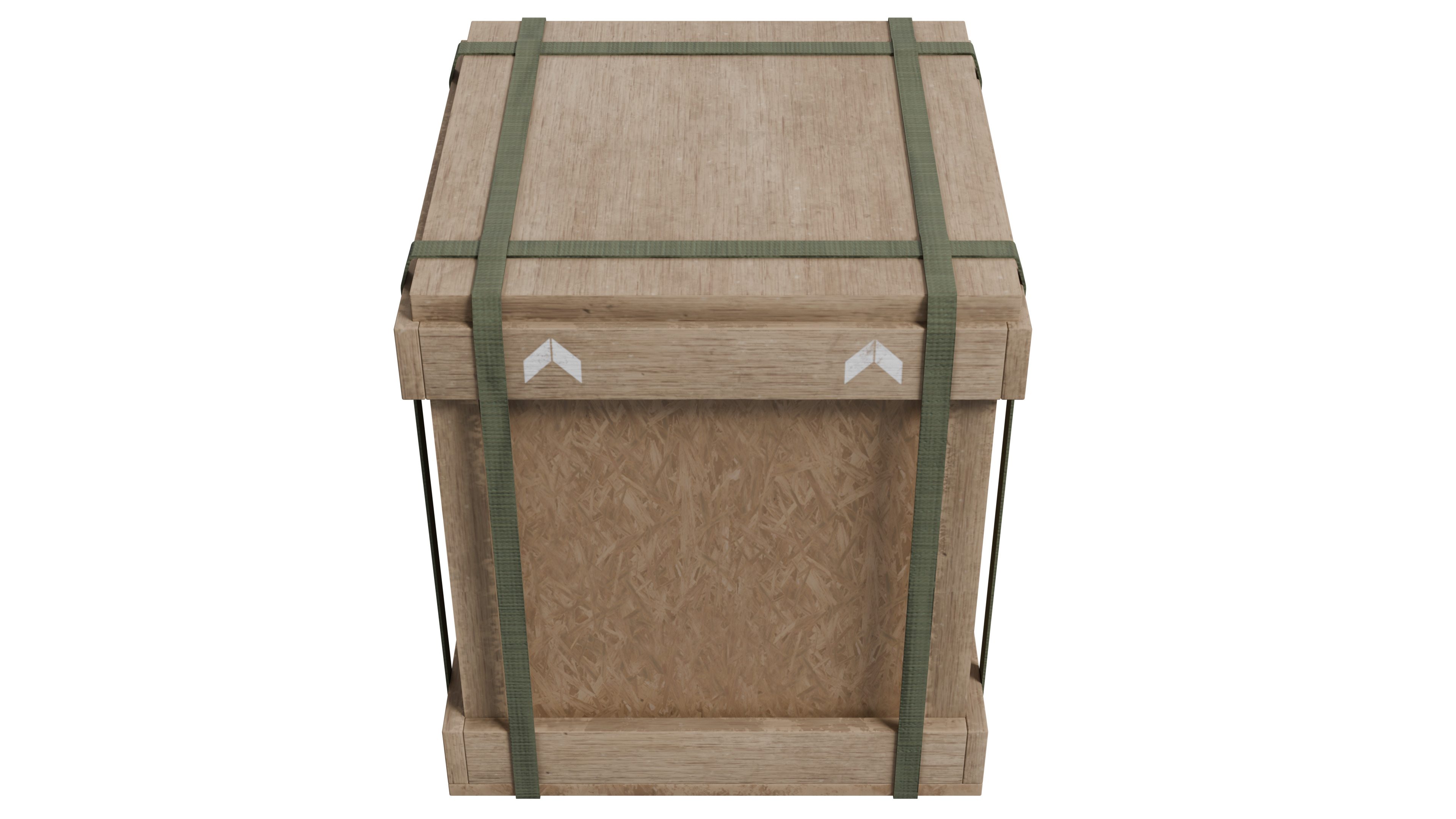 Military Cargo Box - Low Poly Game Ready Low-poly 3D model_3