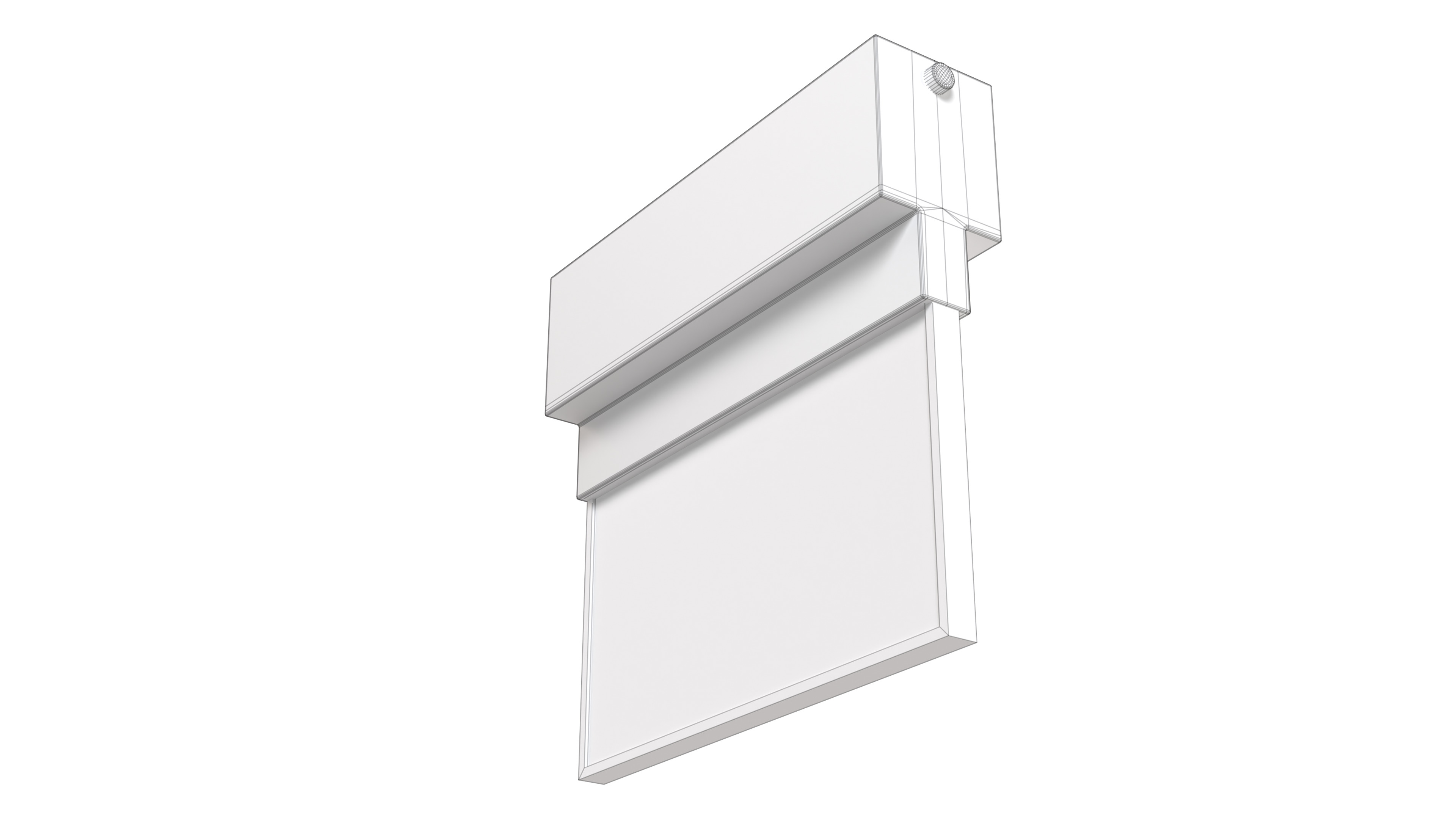 Exit Sign Set Low-poly 3D model_7