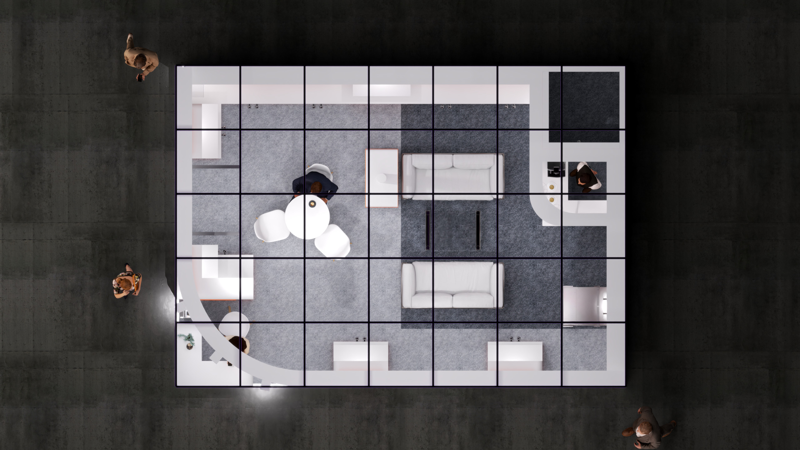 Exhibition Stand 7x5 2Sides D3V1 3D model 3D model_10