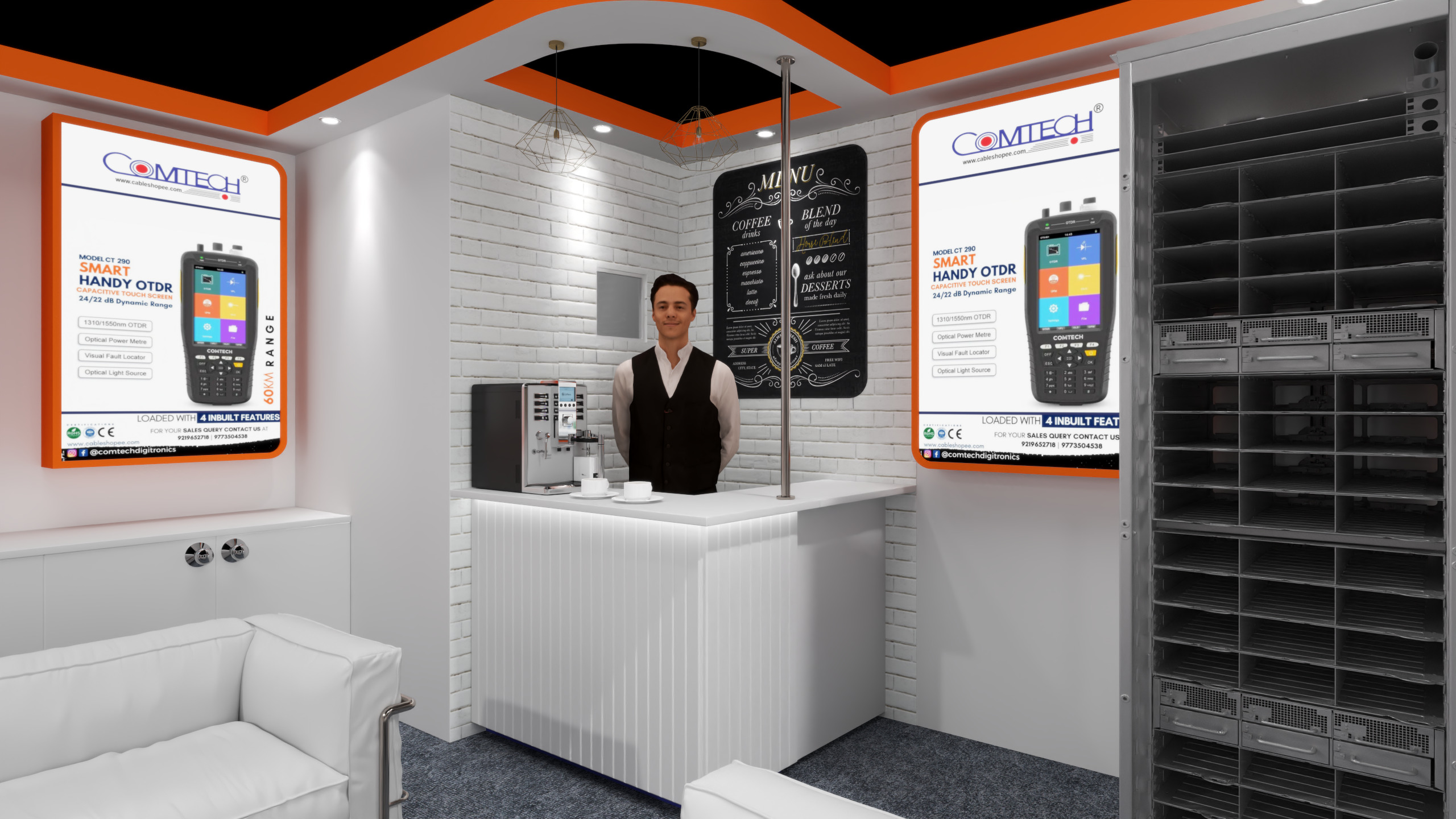 Exhibition Stand 7x5 2Sides D3V1 3D model 3D model_6