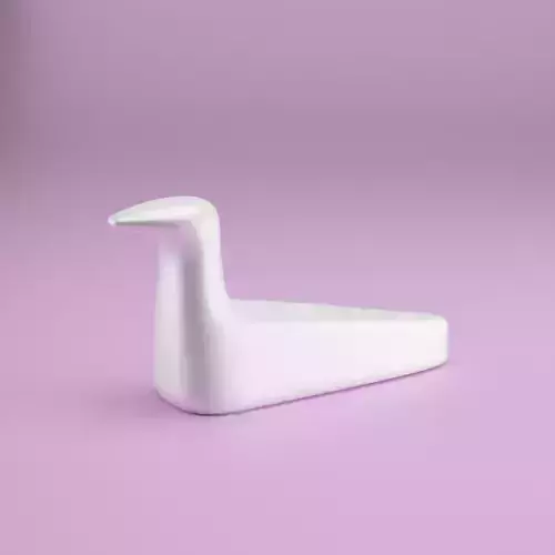 Minimalist Bird Sculpture 3D Printable Decor Model