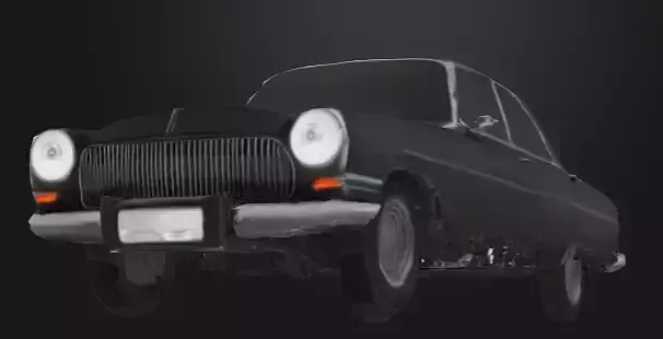 Stylized Vintage Car 