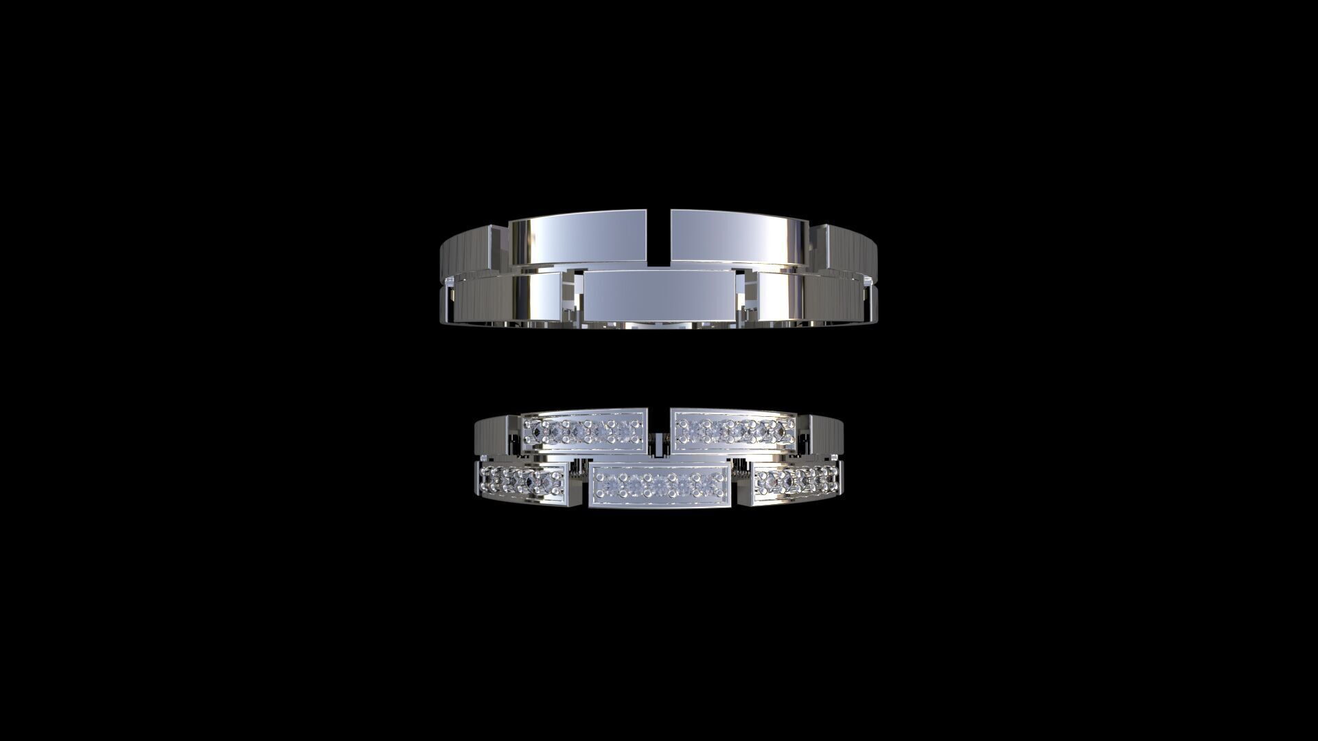 wedding ring Free 3D print model_2