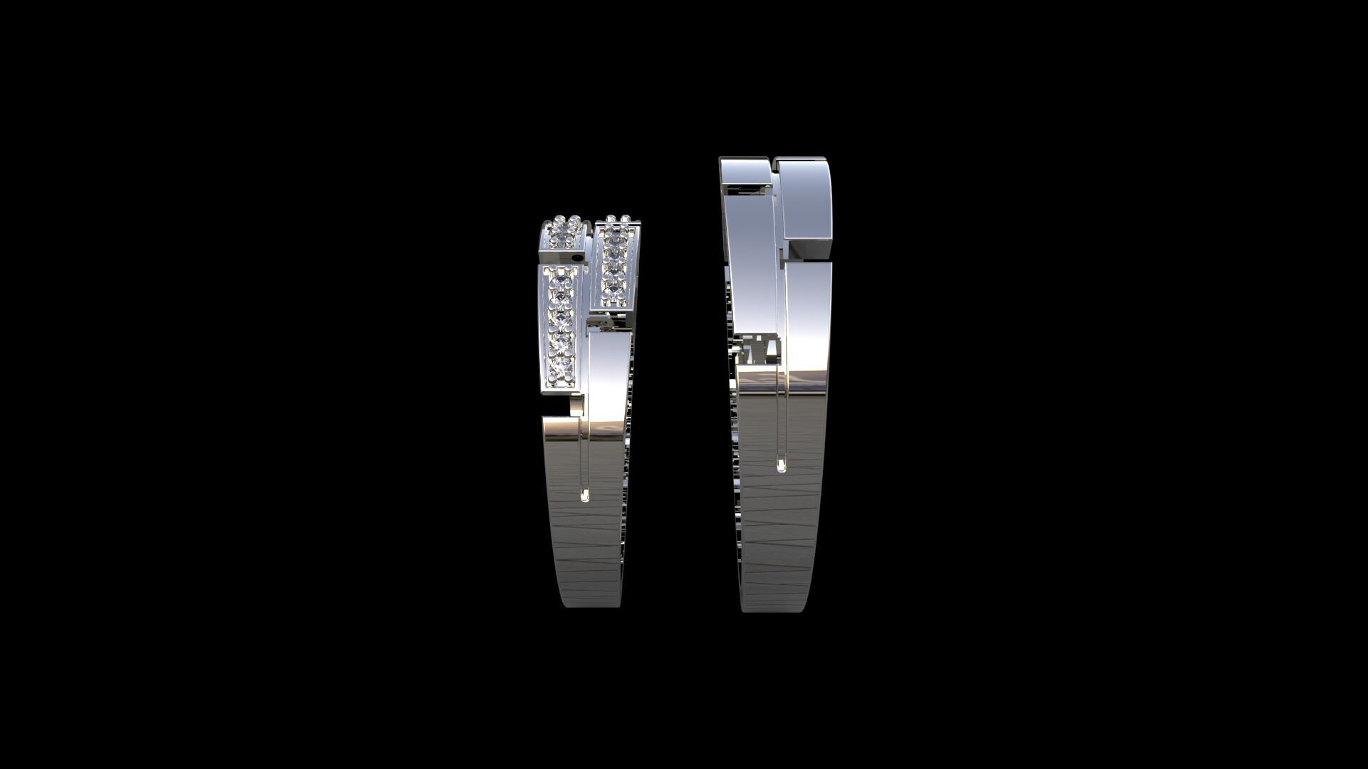 wedding ring Free 3D print model_1