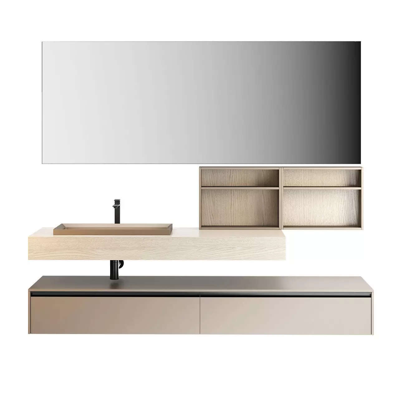 Sense 10 Vanity Unit by Ideagroup 3D model_0
