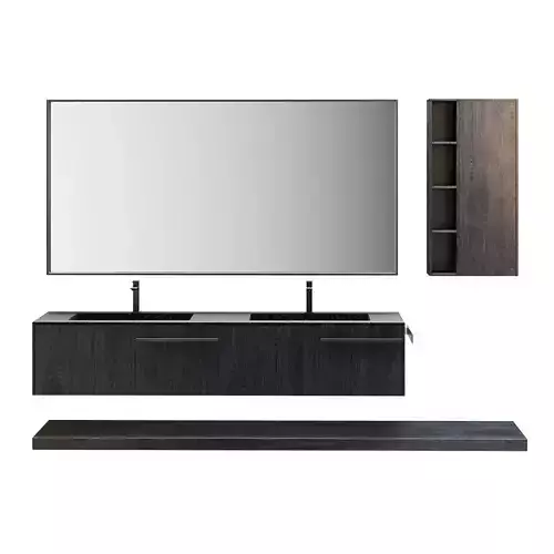 Sense 08 Vanity Unit by Ideagroup 3D model