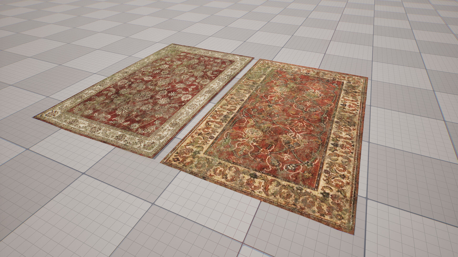 Old Furniture Pack Low-poly 3D model_6