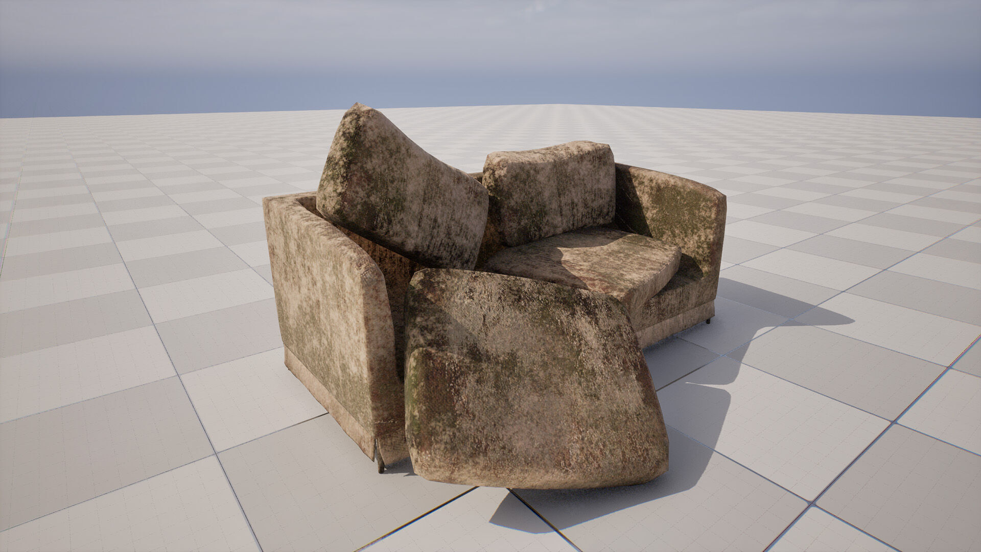 Old Furniture Pack Low-poly 3D model_7