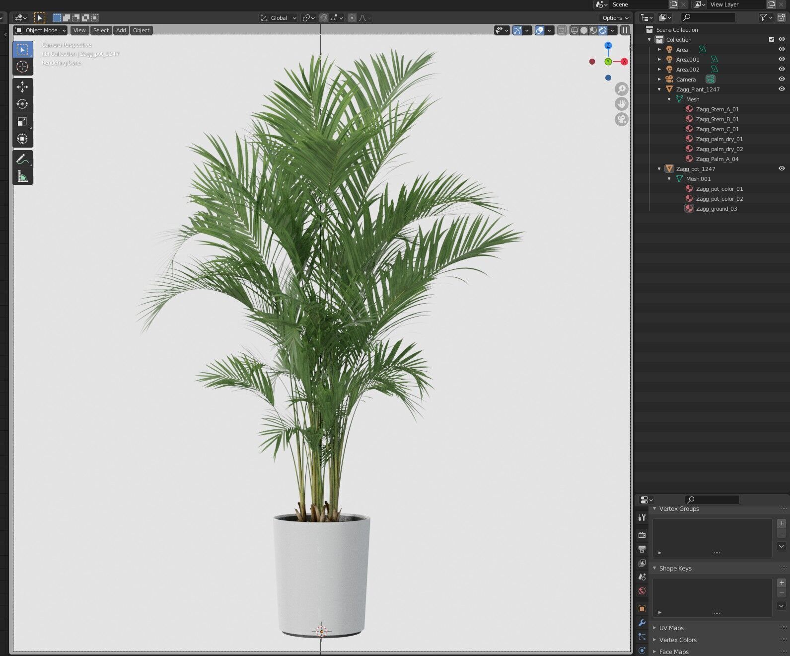 Plant 1247 3D model_6