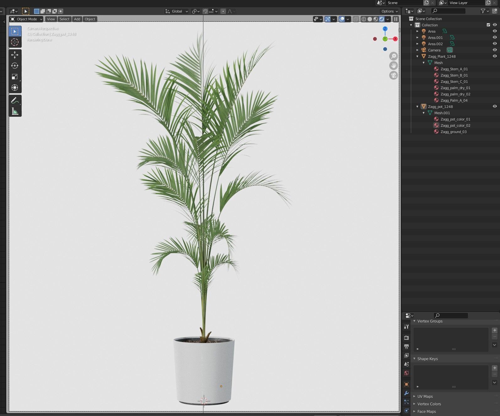 Plant 1248 3D model_6