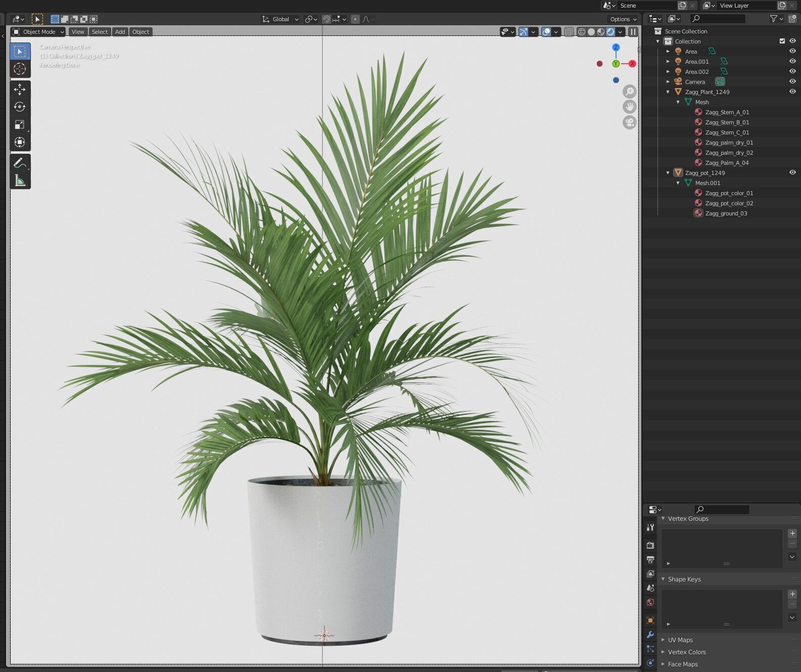 Plant 1249 3D model_6