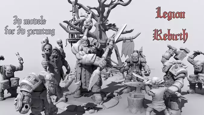 Legion Rebirth 3D Model Collection Legion Rebirth 3D Model Collection