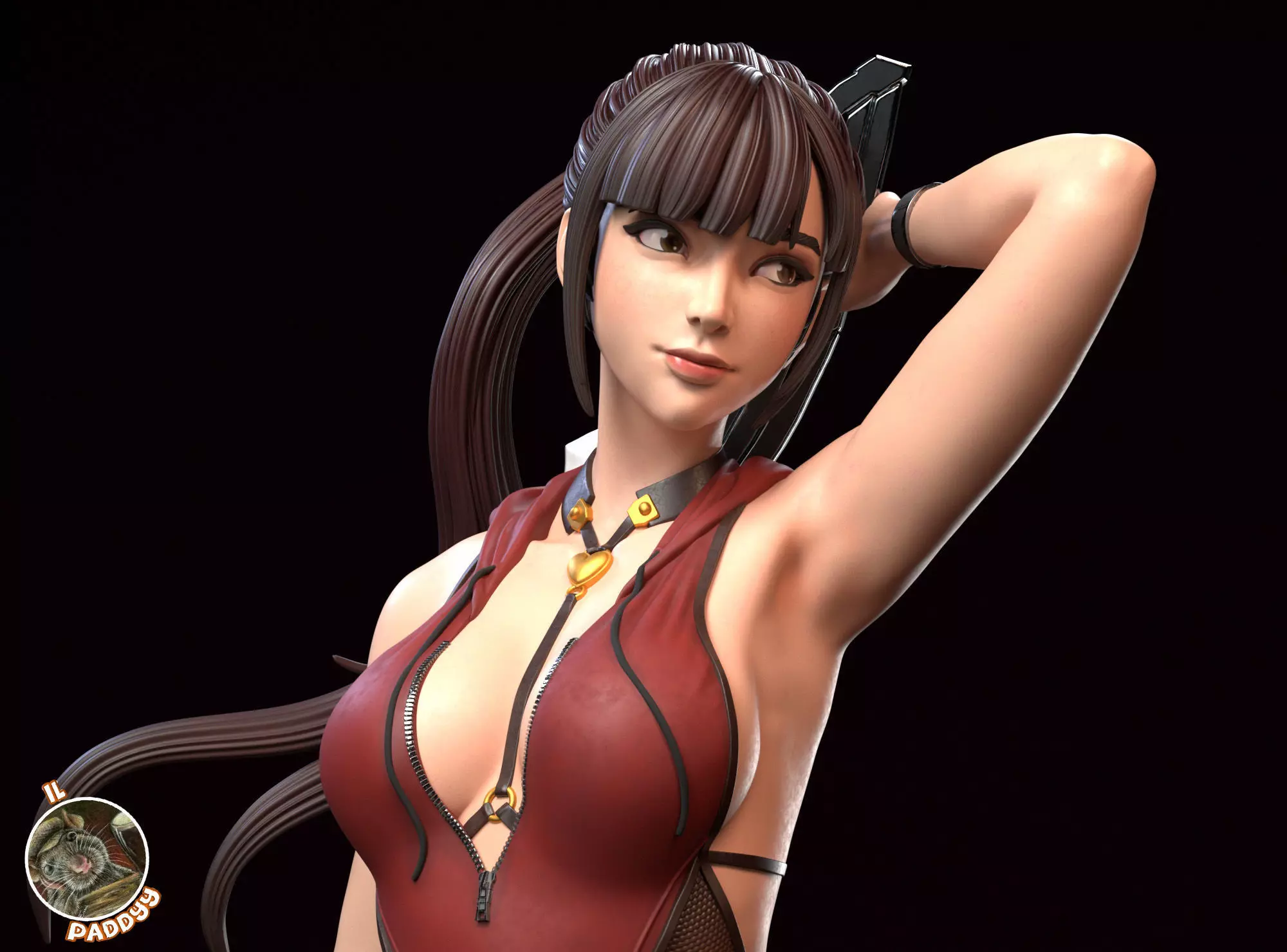 Eve stellar blade fanart 3D print model_0