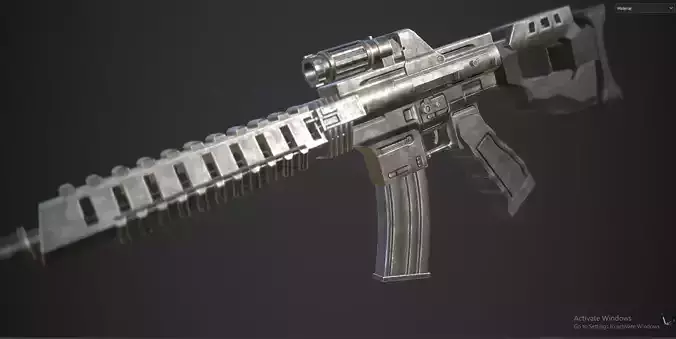 realistic M4A1 model gun black