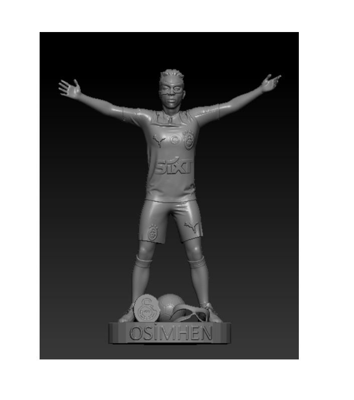 Victor Osimhen Figurine Football Fans and Collectors 3D print model_2