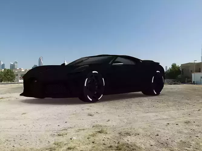  Bugatti La Voiture Noire 3D model