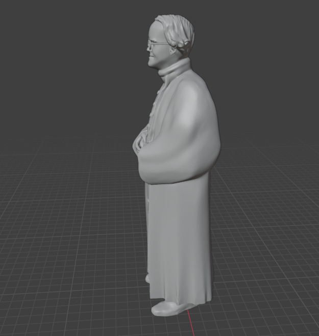 Gregor Mendel 3D print model_4