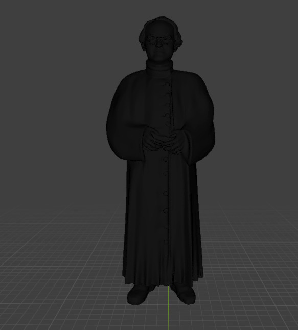 Gregor Mendel 3D print model_17