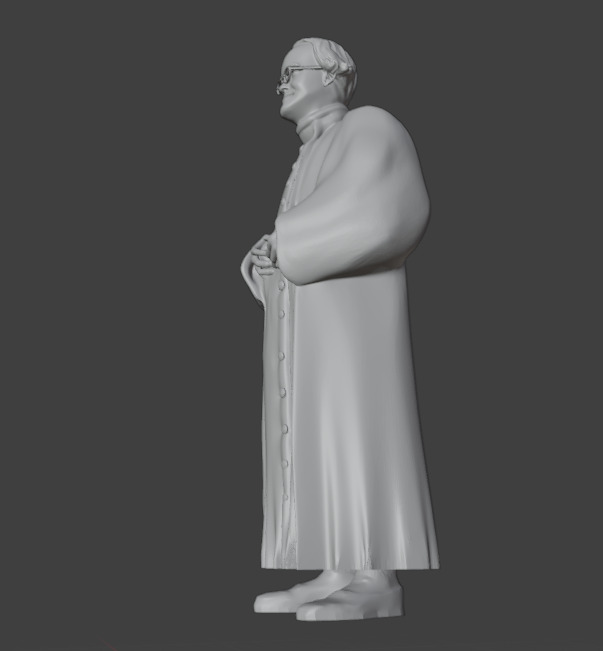 Gregor Mendel 3D print model_5