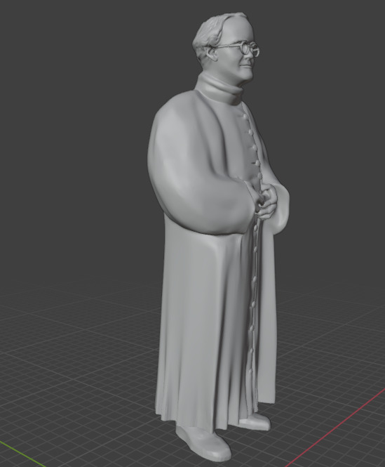 Gregor Mendel 3D print model_24
