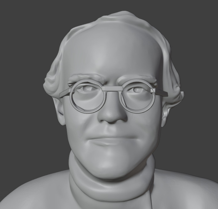 Gregor Mendel 3D print model_9