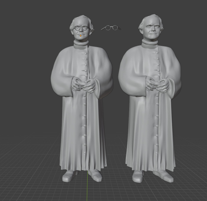 Gregor Mendel 3D print model_18