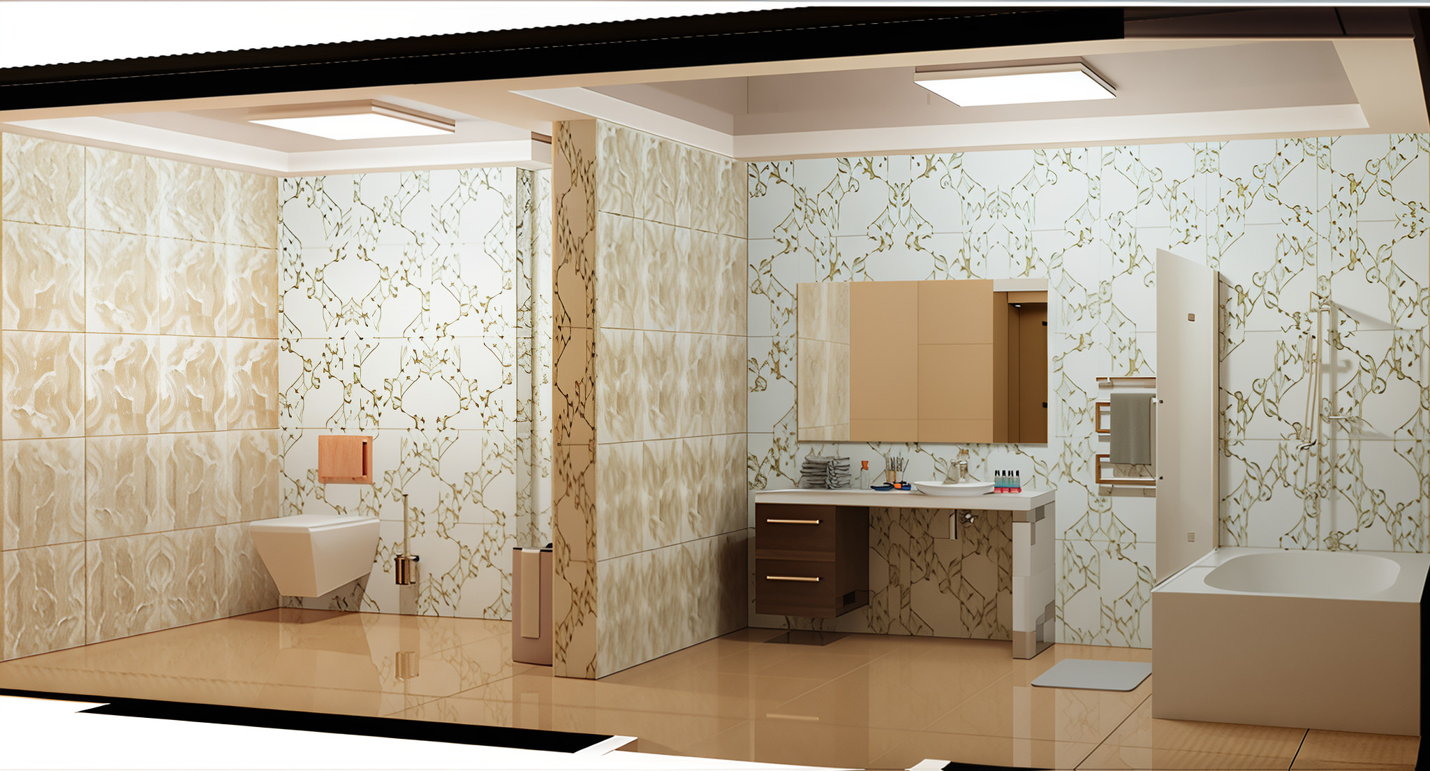 Bathroom 3D model_2