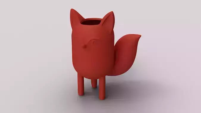 Fox Pen Holder