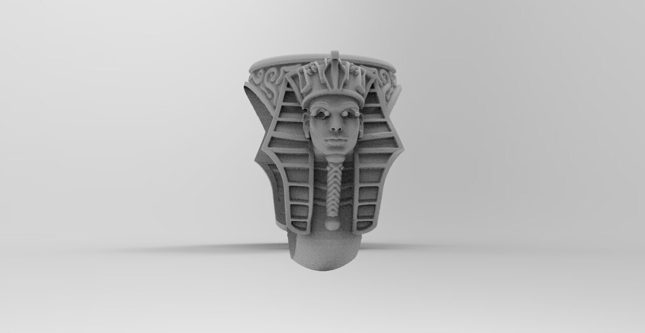 anillo tutankamon  3D print model_2