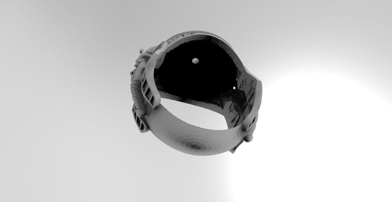 anillo tutankamon  3D print model_1